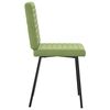 vidaXL Sedie da Pranzo 2 pz Verde Chiaro in Velluto