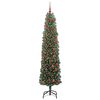 vidaXL Albero di Natale artificiale con 300 LED Verde 180 cm