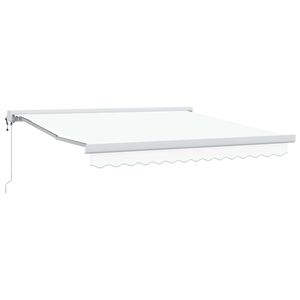 vidaXL Tenda da Sole Bianco 300 x 250 x 165 cm Poliestere e Alluminio