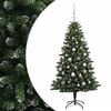 vidaXL Albero di Natale Artificiale con Palline 150 cm 150 LED