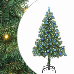 vidaXL Albero di Natale Verde 180 cm PVC