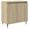 vidaXL Mobile da Bagno Rovere Sonoma 58x33x60 cm in Legno Multistrato