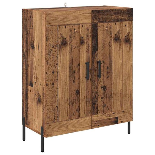 vidaXL Credenza Legno vecchio 69,5 x 34 x 90 cm
