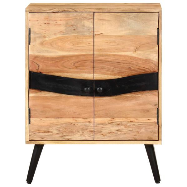 vidaXL Credenza 57x34x75 cm in Legno Massello di Acacia