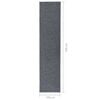 vidaXL Tappeto Corsia Acchiappa Polvere 100x450 cm Grigio