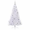 vidaXL Albero di Natale artificiale Bianco 240 cm PVC e Acciaio