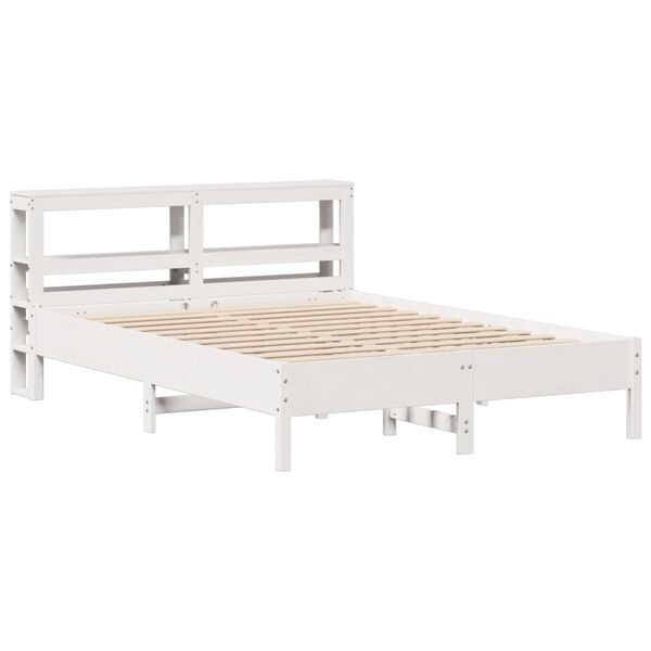 vidaXL Letto senza Materasso Bianco 150x200 cm Legno Massello di Pino