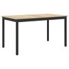vidaXL Tavoli da pranzo 140 x 80 x 75 cm METALLO