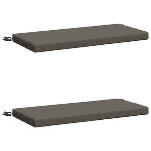 vidaXL Cuscini per Panchina a 2 Pezzi SOEST 2 pz 100% Poliestere