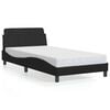vidaXL Giroletto Dover Nero 100x190 cm in Similpelle