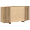 vidaXL Credenza Rovere artigianale 135 x 41 x 75 cm Legno multistrato