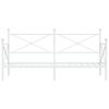 vidaXL Dormeuse senza Materasso Bianco 90x200 cm in Acciaio