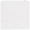vidaXL Fioriera da Giardino Bianca 70x70x72,5cm Legno Massello di Pino