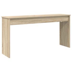 vidaXL Supporto per Tastiera Rovere Sonoma 130 x 32 x 64 cm