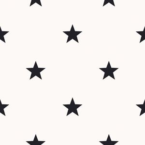 Noordwand Carta da Parati Friends & Coffee Little Stars Nero e Bianco