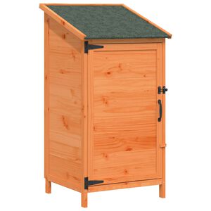 vidaXL Capanno da Giardino con tetto Marrone 59 x 56 x 113,5 cm