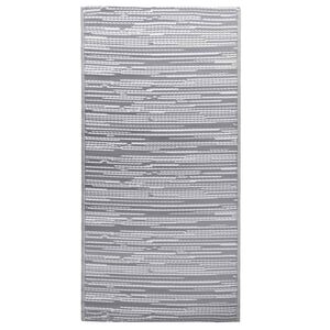 vidaXL Tappeto da Esterni ARAKIL Grigio 120x180 cm in PP