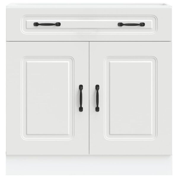 vidaXL Base da Cucina Kalmar Bianco in Legno Multistrato