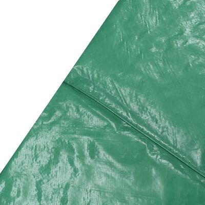 vidaXL Tampone di Sicurezza PE Verde per Trampolino Rotondo di 3,05 m