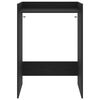vidaXL Mobiletto per lavatrice Rovere Nero 67,5 x 62 x 97 cm