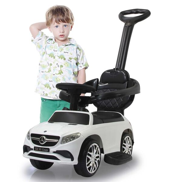 JAMARA Macchina a Spinta 3-in-1 Mercedes-Benz AMG GLE 63 Bianca