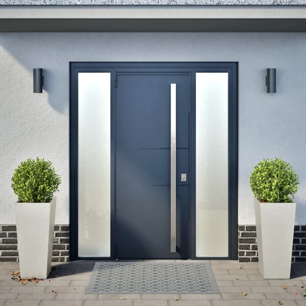 vidaXL Fioriere da Giardino 2 pz 35x35x75 cm in Acciaio Inox