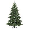vidaXL Albero di Natale Artificiale con Rami Pieghevoli Verde 240 cm