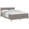 vidaXL Letto a molle con cuscino Talpa 140 x 190 cm Tessuto