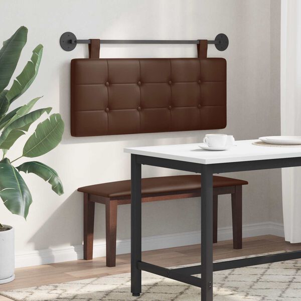 vidaXL Testata appesa Montaggio a parete Pelle Sintetica