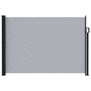 vidaXL Tenda laterale retrattile Grigio 500 x 120 cm Poliestere
