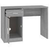 vidaXL Scrivania Cassetto grigio sonoma 100x40x73cm Legno Multistrato