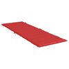 vidaXL Cuscino per Lettino Rosso 186x58x4 cm in Tessuto Oxford