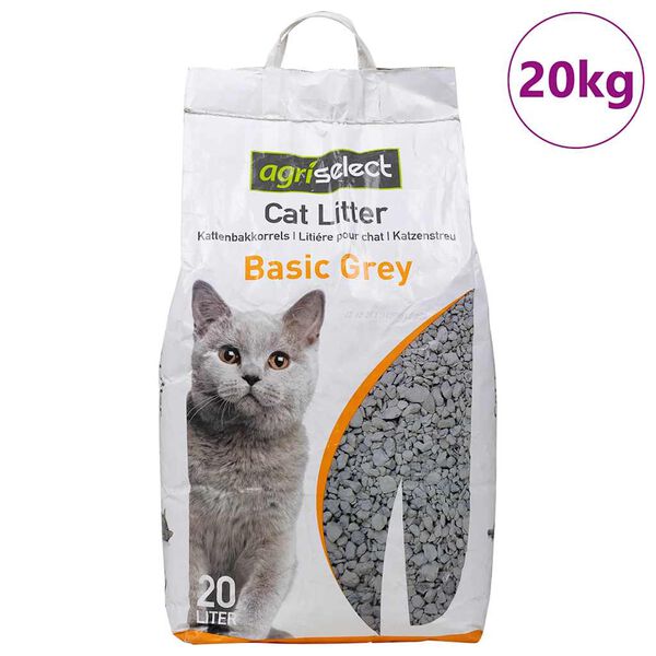 vidaXL Lettiera per Gatti con Profumatore di Borotalco Bentonite 20L