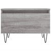 vidaXL Tavolini Salotto 2pz Grigio Sonoma 50x46x35cm Legno Multistrato