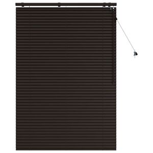 vidaXL Tenda Veneziana Marrone Scuro 115 x 160 cm 35 mm