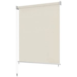 vidaXL Tenda a Rullo per Esterni 105(L)x140(A) cm color crema
