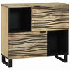 vidaXL Credenza Marrone 80 x 33 x 75 cm legno massello di mango