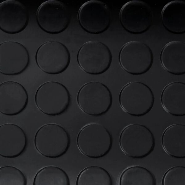 vidaXL Tappetino Antiscivolo in Gomma 1,5x4 m 3 mm a Pois