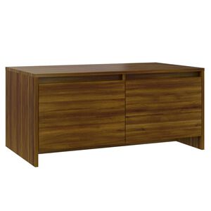 vidaXL Tavolino da Salotto Rovere Marrone 90x50x41,5 cm in Truciolato