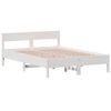 vidaXL Letto senza Materasso Bianco 120x200 cm Legno Massello di Pino