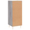 vidaXL Credenza Grigio Sonoma 34,5x34x90 cm in Legno Multistrato