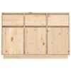 vidaXL Credenza 110x34x75 cm in Legno Massello di Pino