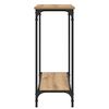 vidaXL Tavolo consolle rovere artigianale 101 x 30.5 x 75 cm