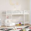vidaXL Struttura del letto loft per bambini Bianco 99,5 x 190 cm