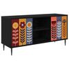 vidaXL Mobile TV ESSEN 102 x 33 x 51 cm Rovere Nero