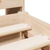 vidaXL Letto Libreria senza Materasso 150x200 cm in Legno di Pino