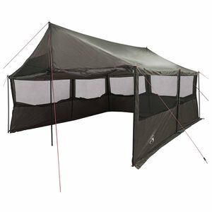 vidaXL Tenda Familiare con tetto Marrone grigio 450 x 400 x 265 cm