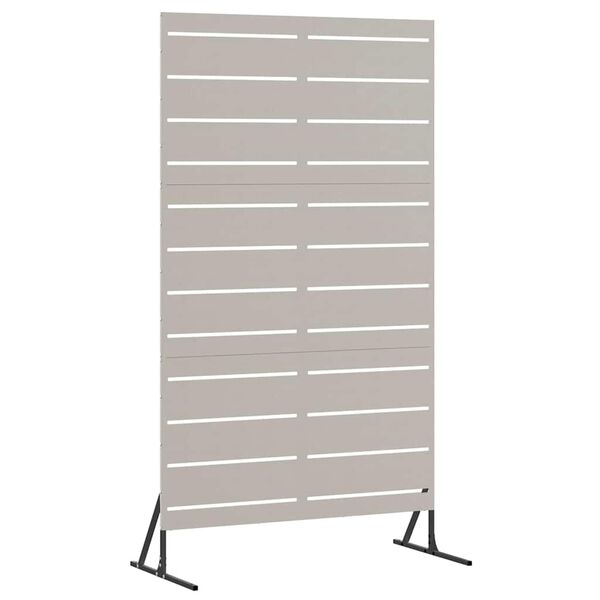 vidaXL Schermo per Privacy Grigio Acciaio