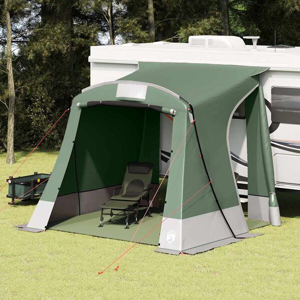 vidaXL Tenda per portellone posteriore Verde 285 x 255 x 245 cm