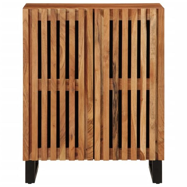 vidaXL Credenza 60x34x75 cm in Legno Massello di Acacia